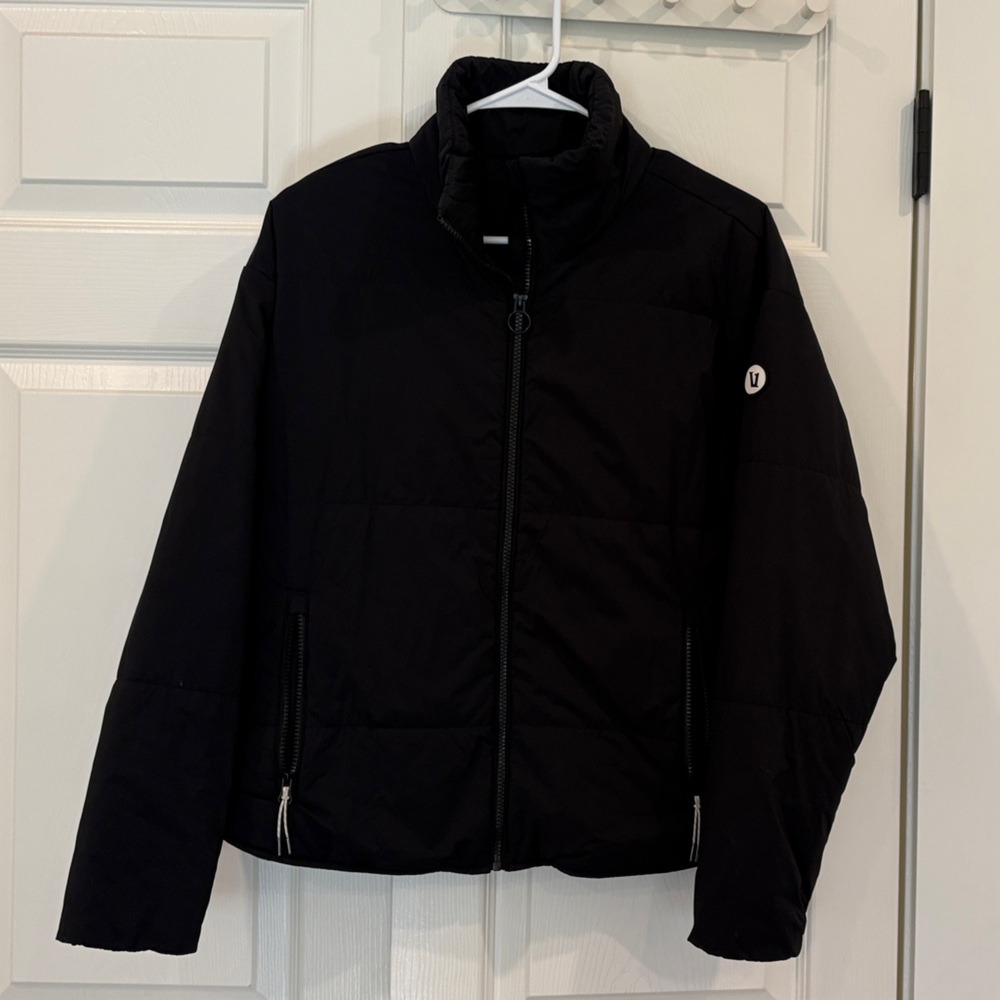 Vuori Black Quilted Puffer Jacket